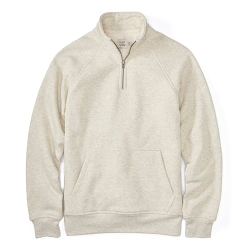 laydown image of 10-Year Quarter Zip Sweatshirt