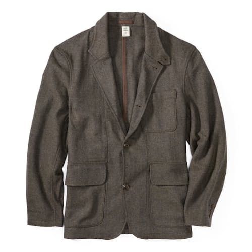 laydown image of Wool Utility Blazer