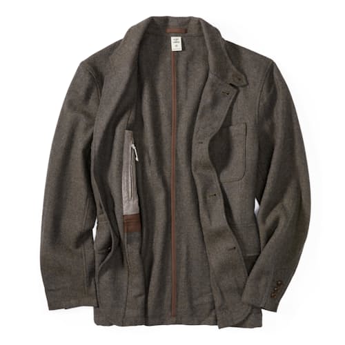 laydown image of Wool Utility Blazer