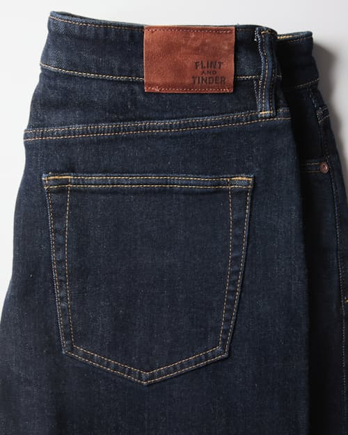 laydown detail image of Stretch Selvedge Denim - HB Athletic Tapered