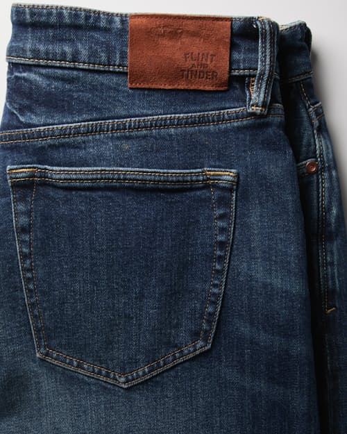 laydown detail image of Stretch Selvedge Denim - HB Athletic Tapered
