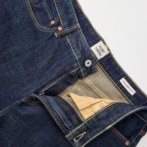 laydown detail image of Stretch Selvedge Denim - HB Slim