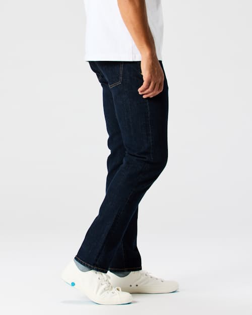 on model image of Stretch Selvedge Denim - HB Slim