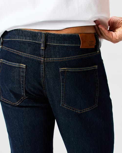 on model image of Stretch Selvedge Denim - HB Slim