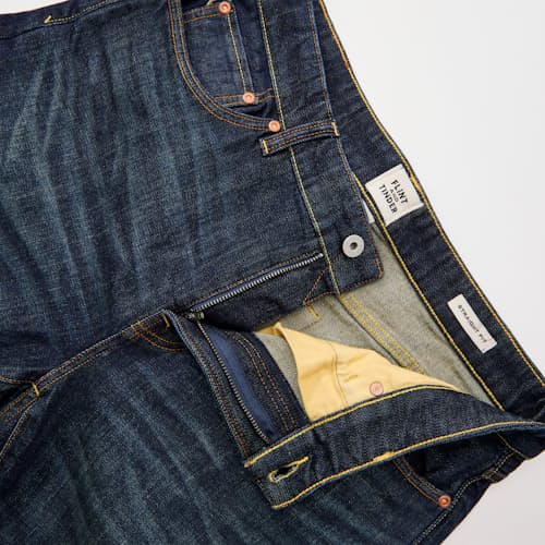 laydown detail image of Stretch Selvedge Denim - HB Slim