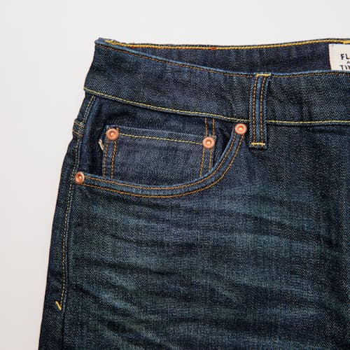 laydown detail image of Stretch Selvedge Denim - HB Slim