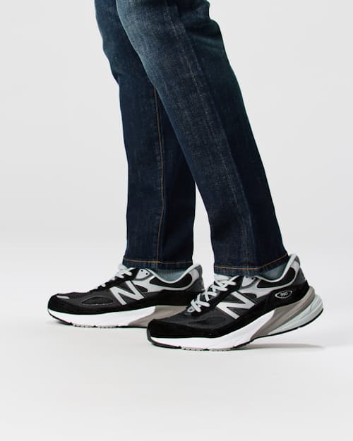 on model image of Stretch Selvedge Denim - HB Slim