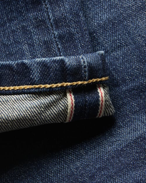 laydown detail image of Stretch Selvedge Denim - HB Slim