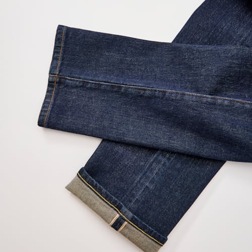 laydown detail image of Stretch Selvedge Denim - HB Classic