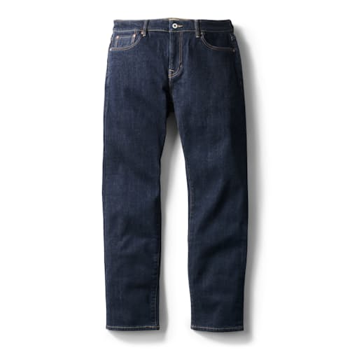 laydown image of Stretch Selvedge Denim - HB Straight