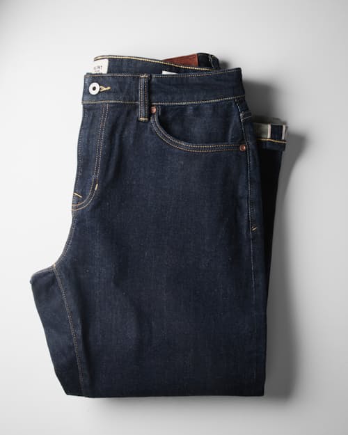 no crop image of Stretch Selvedge Denim - HB Straight