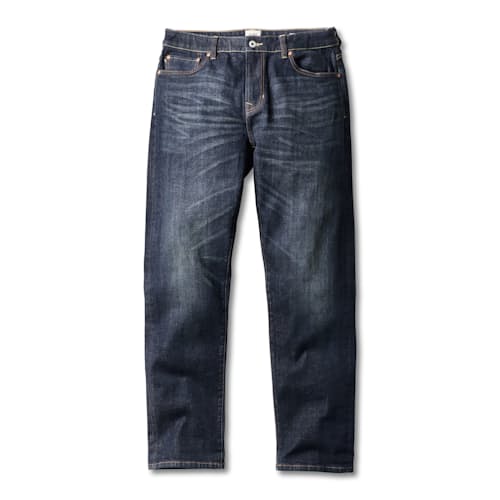 laydown image of Stretch Selvedge Denim - HB Straight