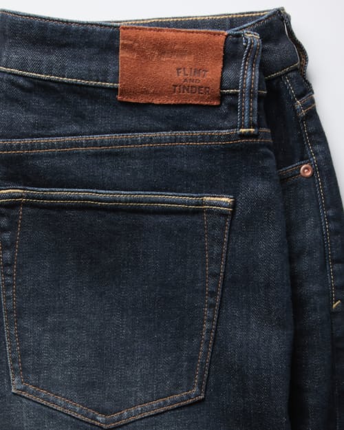laydown detail image of Stretch Selvedge Denim - HB Straight