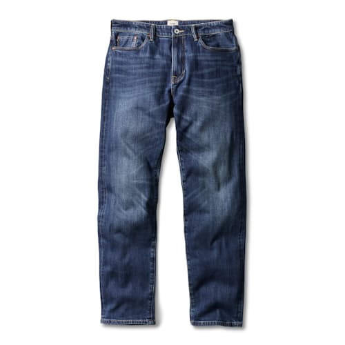 laydown image of Stretch Selvedge Denim - HB Straight