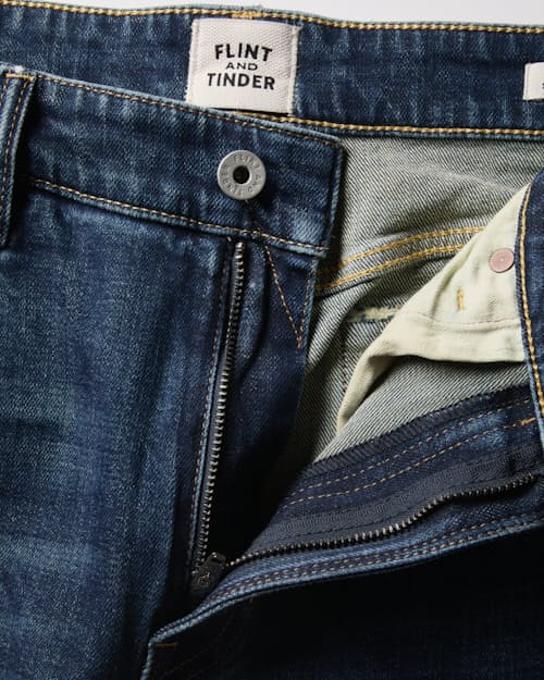 laydown detail image of Stretch Selvedge Denim - HB Straight