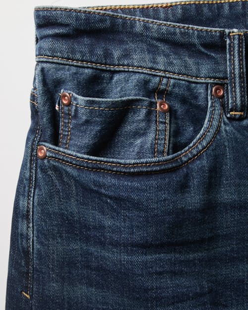 laydown detail image of Stretch Selvedge Denim - HB Straight