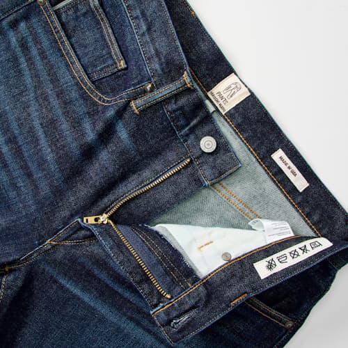 laydown detail image of The Hammer Straight 10.5 oz Stretch Denim Jeans