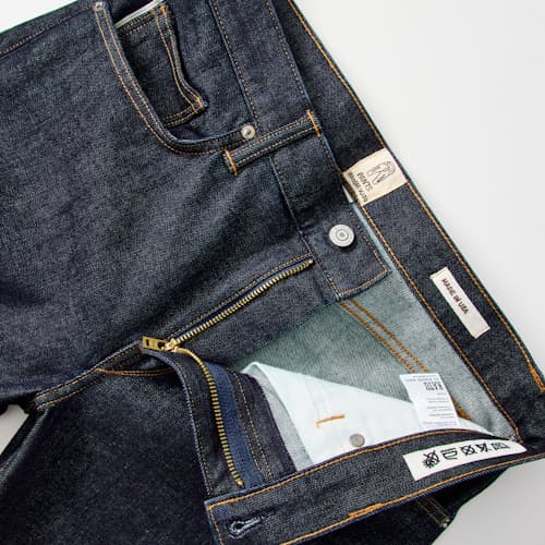 laydown detail image of The Hammer Straight 10.5 oz Stretch Denim Jeans
