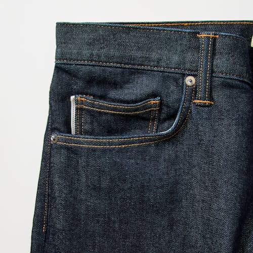 laydown detail image of The Hammer Straight 10.5 oz Stretch Denim Jeans