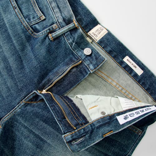 laydown detail image of The Hammer Straight 10.5 oz Stretch Denim Jeans