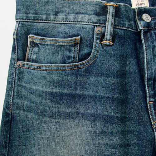 laydown detail image of The Hammer Straight 10.5 oz Stretch Denim Jeans