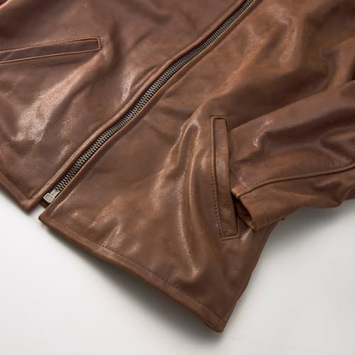 laydown detail image of Buffalo Leather Sunset Jacket
