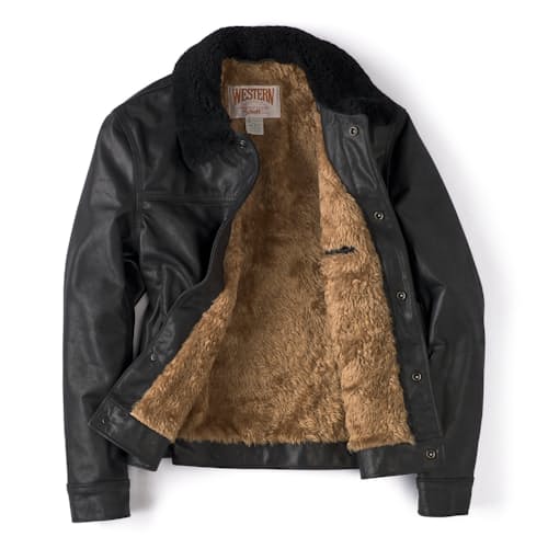 laydown image of Vintage Rancher Leather Jacket