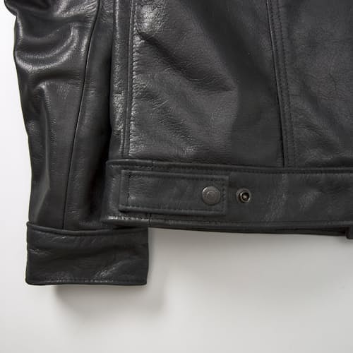 laydown detail image of Vintage Rancher Leather Jacket