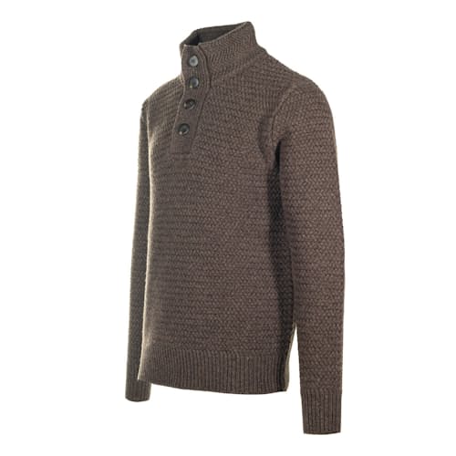 laydown image of Funnel Neck Military Sweater