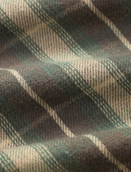 laydown detail image of Allen Plaid Western Shirt