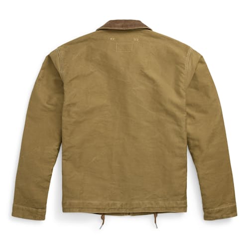 laydown image of Bower Double Cloth Bomber Jacket