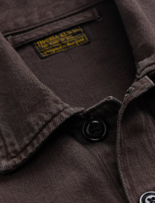 laydown detail image of Elmore Denim Cruiser Shirt Jacket