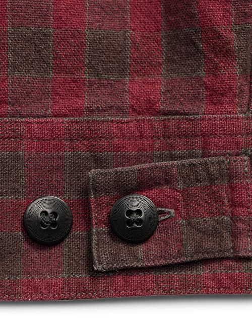 laydown detail image of Highway Check Overshirt