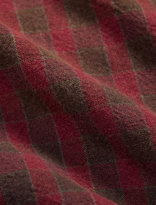 laydown detail image of Highway Check Overshirt