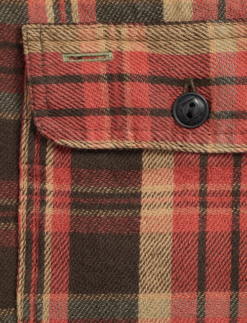 laydown detail image of Matlock Plaid Workshirt