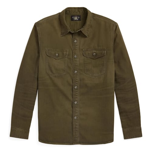 laydown image of Preston Workshirt