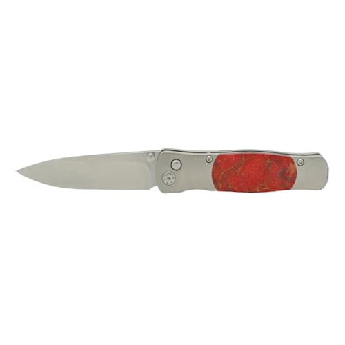 laydown image of Tesoro Button Lock VG-10 Pocket Knife