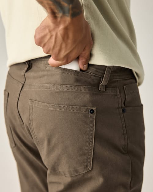 on model image of Rover Double-Knee Work Pant - HB Athletic Tapered
