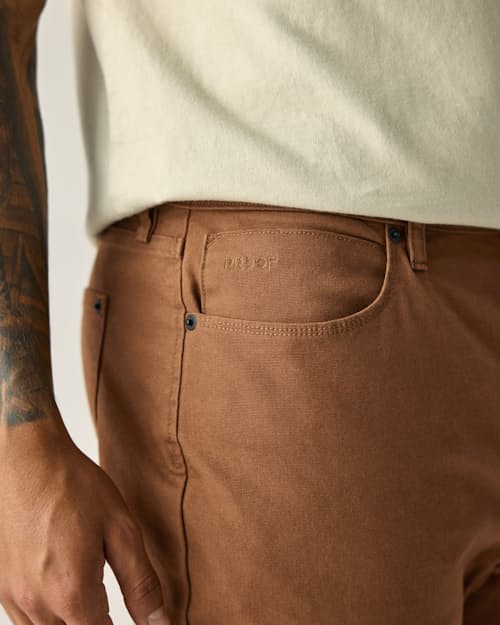 on model image of Rover Double-Knee Work Pant - HB Athletic Tapered