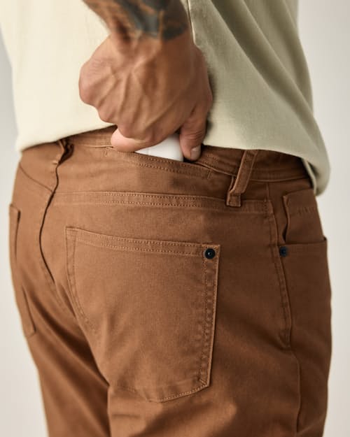 on model image of Rover Double-Knee Work Pant - HB Athletic Tapered
