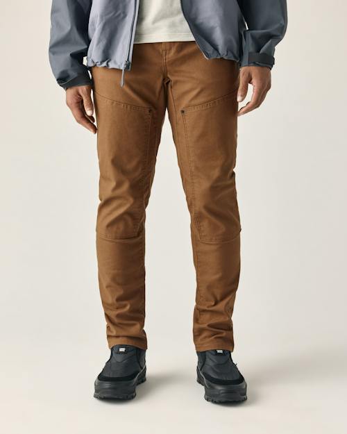 lifestyle image of Rover Double-Knee Work Pant - HB Athletic Tapered