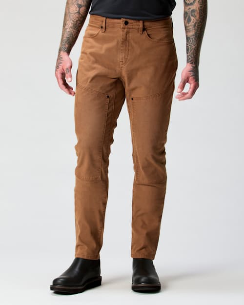lifestyle image of Rover Double-Knee Work Pant - HB Athletic Tapered
