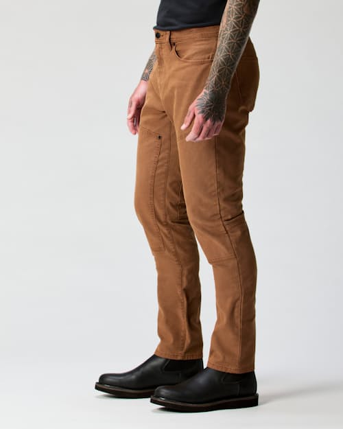lifestyle image of Rover Double-Knee Work Pant - HB Athletic Tapered