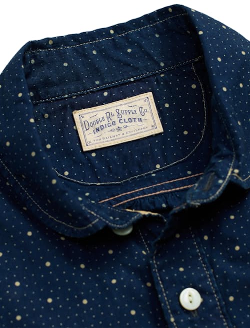 laydown detail image of Connor Print Workshirt