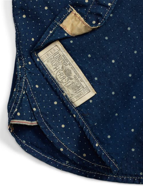 laydown detail image of Connor Print Workshirt