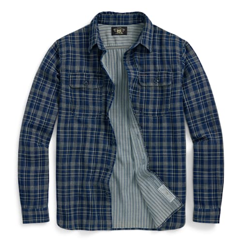 laydown image of Matlock Double Cloth Workshirt