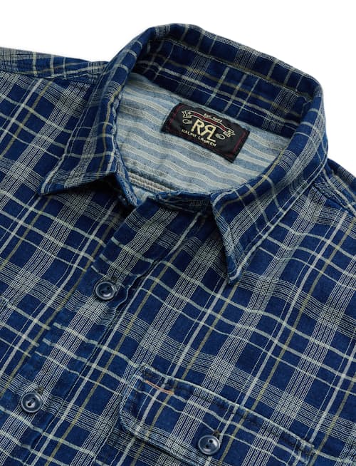 laydown detail image of Matlock Double Cloth Workshirt
