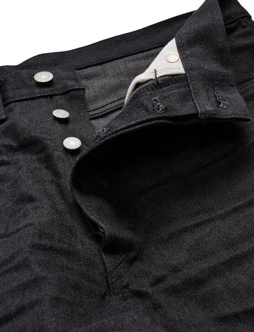 laydown detail image of Straight Fit Selvedge Denim Jeans