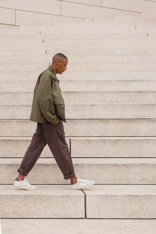 lifestyle image of Deane Leather Sneaker