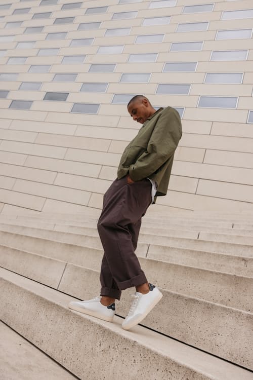 lifestyle image of Deane Leather Sneaker